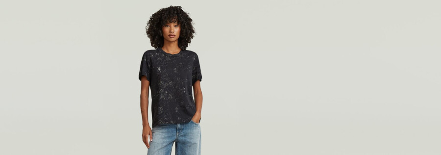 t-shirt imprimé intégral