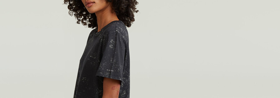t-shirt imprimé intégral