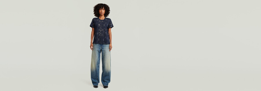 t-shirt imprimé intégral