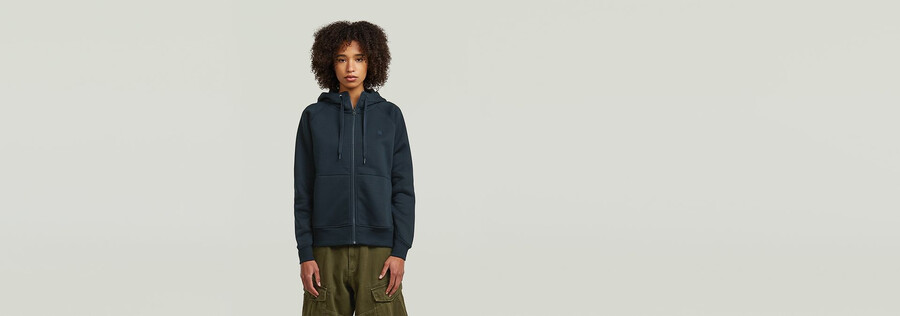 sweat à capuche zippé premium core 2.1