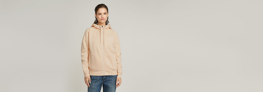 pull à capuche zippé premium core 2.1