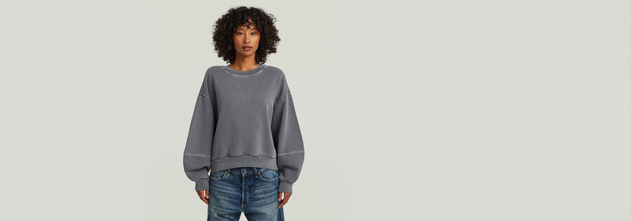 pull oversize à manches larges surteint