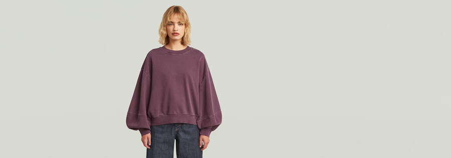 pull oversize à manches larges surteint