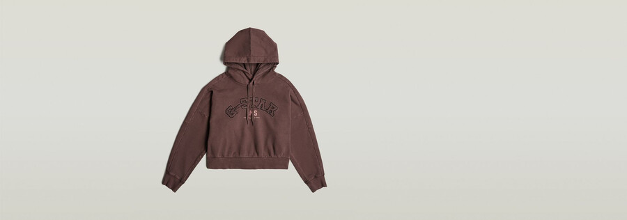 sweat à capuche universitaire