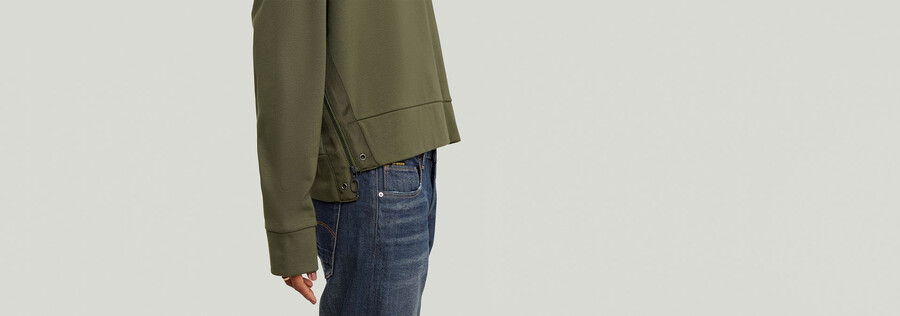 pull zippé de motard
