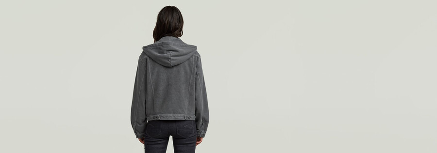 sweat à capuche délavé