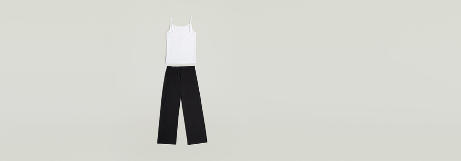 ensemble pyjama débardeur et pantalon large