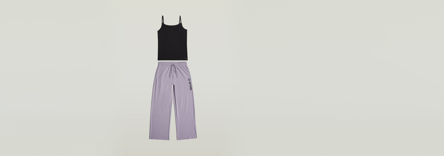 ensemble pyjama débardeur et pantalon large