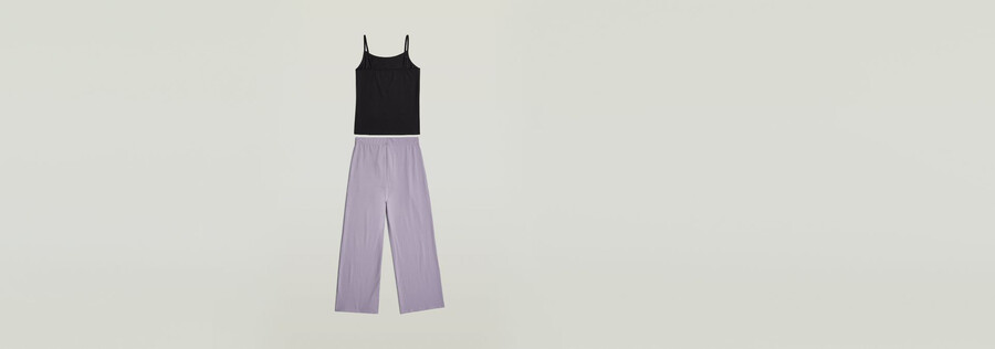 ensemble pyjama débardeur et pantalon large