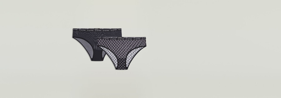 lot de 2 culottes brésiliennes en résille