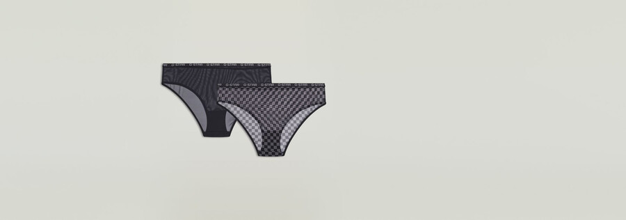lot de 2 culottes brésiliennes en résille