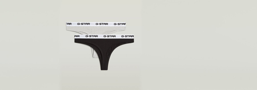 lot de 2 slips string