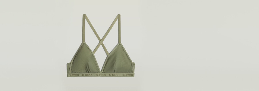 soutien-gorge triangle en maille lot de 2