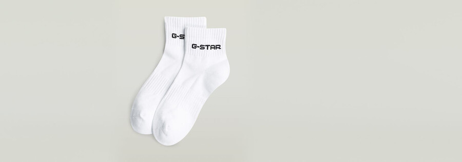 lot de 3 paires de chaussettes courtes à logo