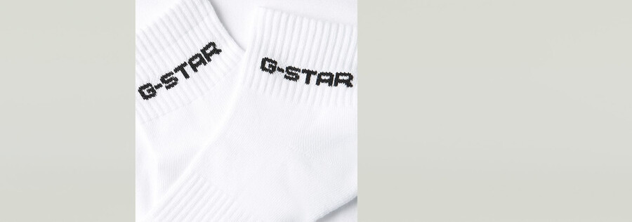 lot de 3 paires de chaussettes courtes à logo