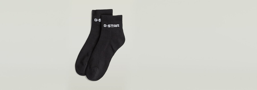 lot de 3 paires de chaussettes courtes à logo