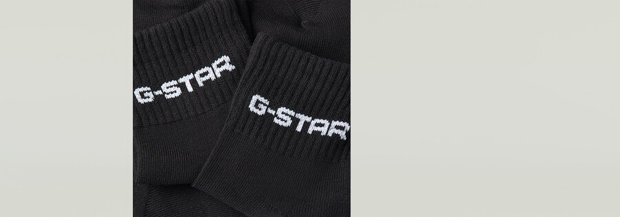 lot de 3 paires de chaussettes courtes à logo