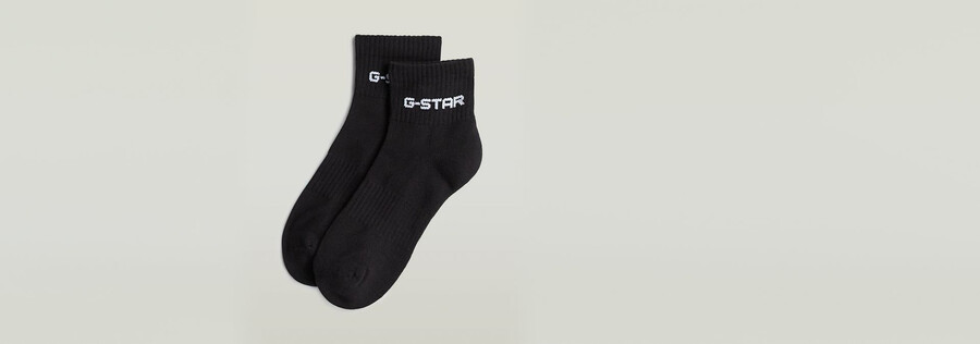 lot de 3 paires de chaussettes courtes à logo