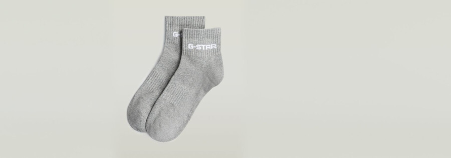 lot de 3 paires de chaussettes courtes à logo