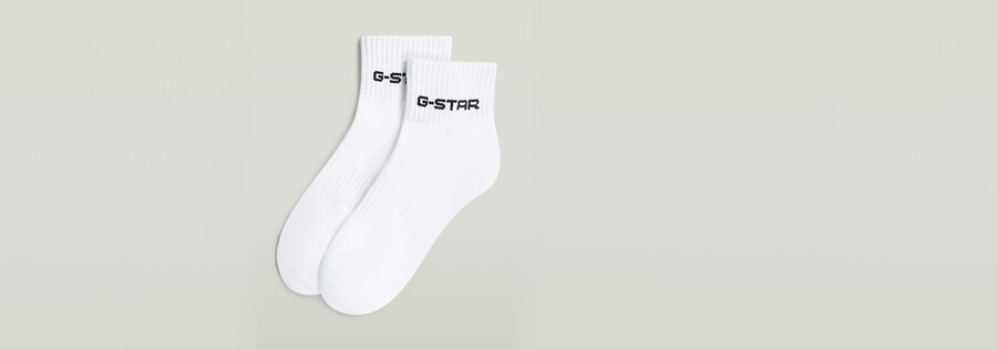 lot de 3 paires de chaussettes courtes à logo