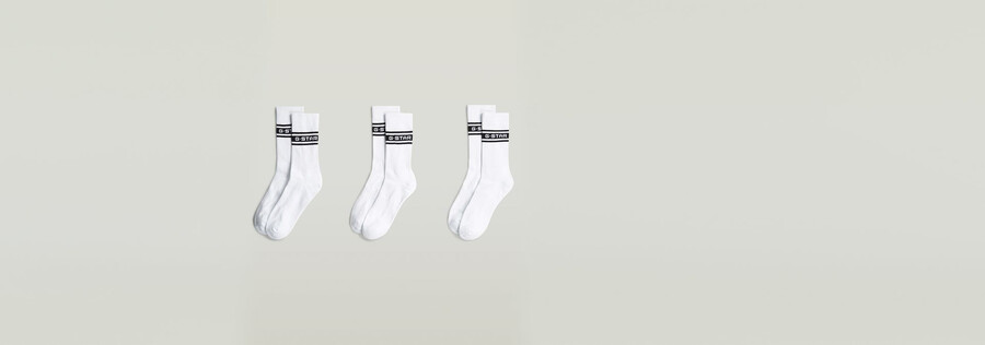 lot de 3 paires de chaussettes à logo