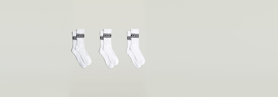 lot de 3 paires de chaussettes à logo