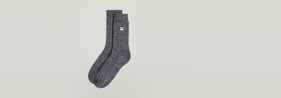 lot de 3 chaussettes côtelées