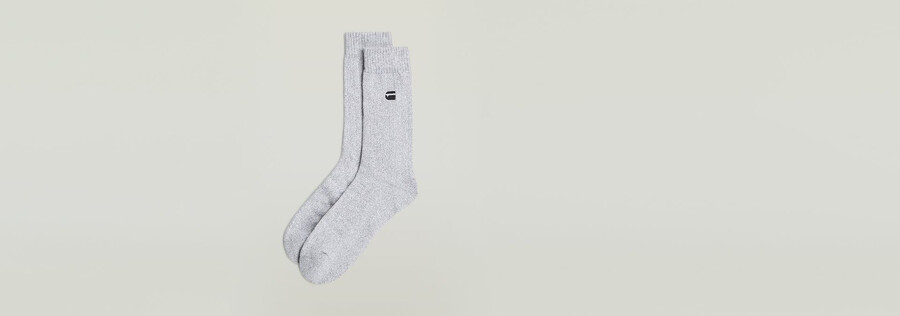 lot de 3 chaussettes côtelées