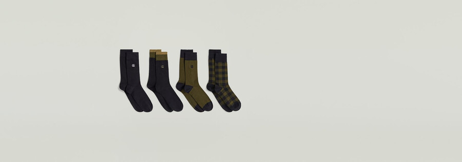 lot de 4 paires de chaussettes multicolores