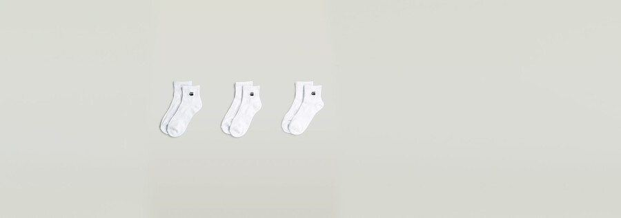 lot de 3 paires de chaussettes courtes