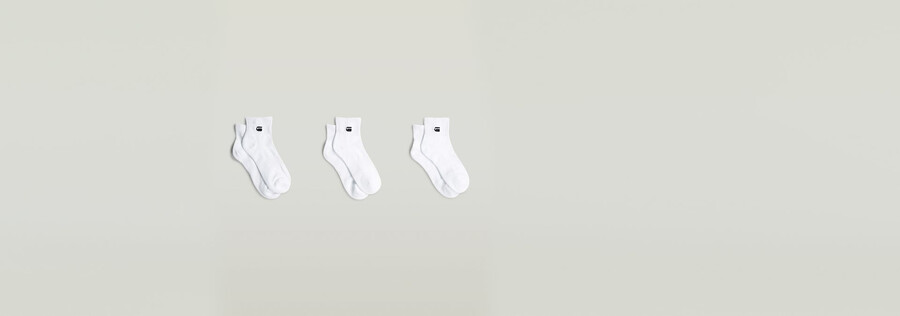 lot de 3 paires de chaussettes courtes