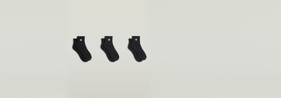 lot de 3 paires de chaussettes courtes