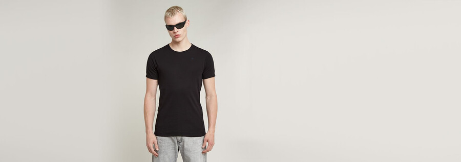 lot de 2 t-shirts basiques
