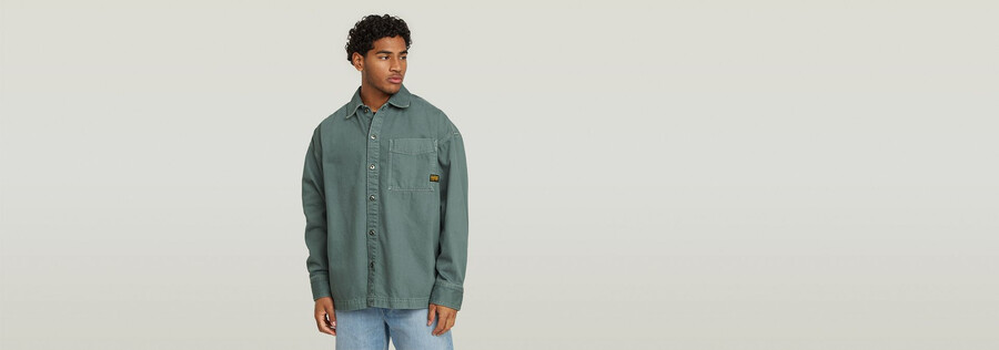 chemise à coupe carrée