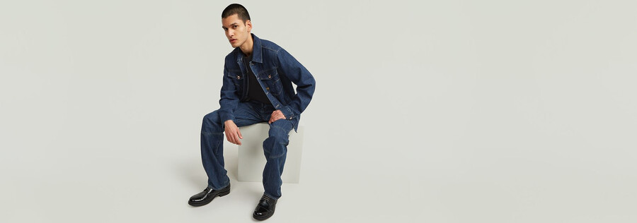 veste en jean arc 3d