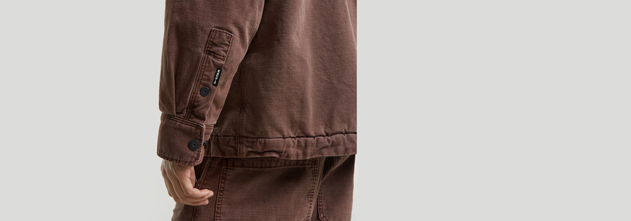 veste sherpa à coupe carrée