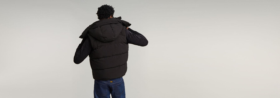 gilet rembourré à capuche g-whistler 2.0