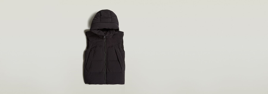 gilet rembourré à capuche g-whistler 2.0
