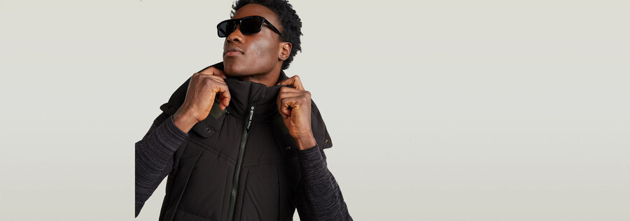 gilet rembourré à capuche g-whistler 2.0