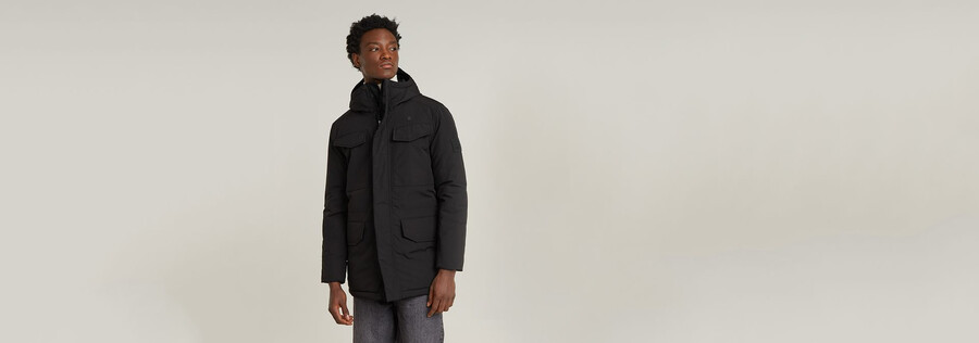 parka rembourrée à capuche vodan