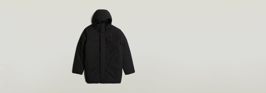 parka rembourrée à capuche vodan