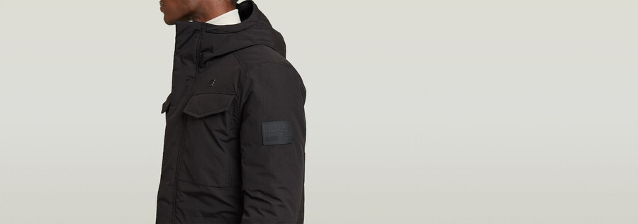 parka rembourrée à capuche vodan