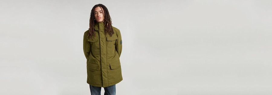 parka rembourrée à capuche vodan