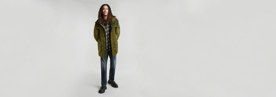 parka rembourrée à capuche vodan
