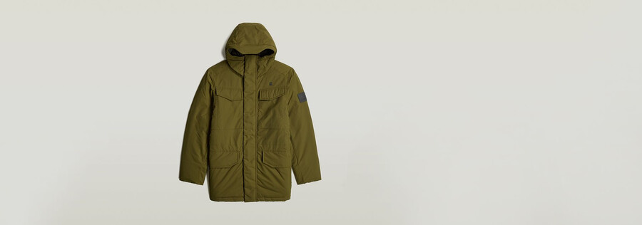 parka rembourrée à capuche vodan