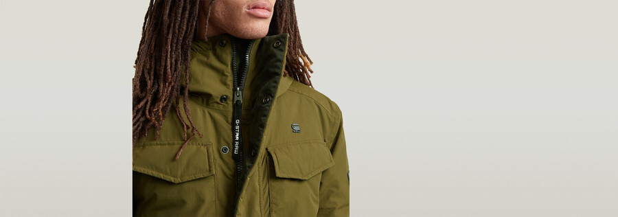 parka rembourrée à capuche vodan