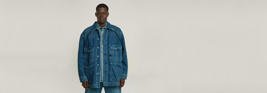 veste de travail surdimensionnée