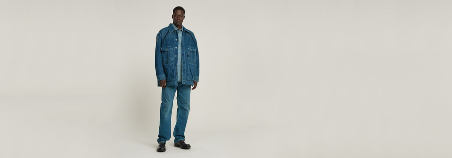veste de travail surdimensionnée