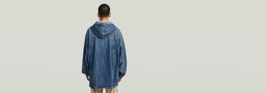 anorak à capuche parachute