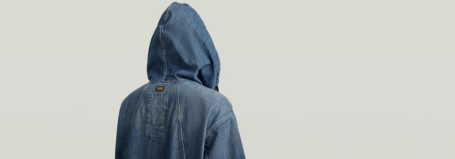 anorak à capuche parachute